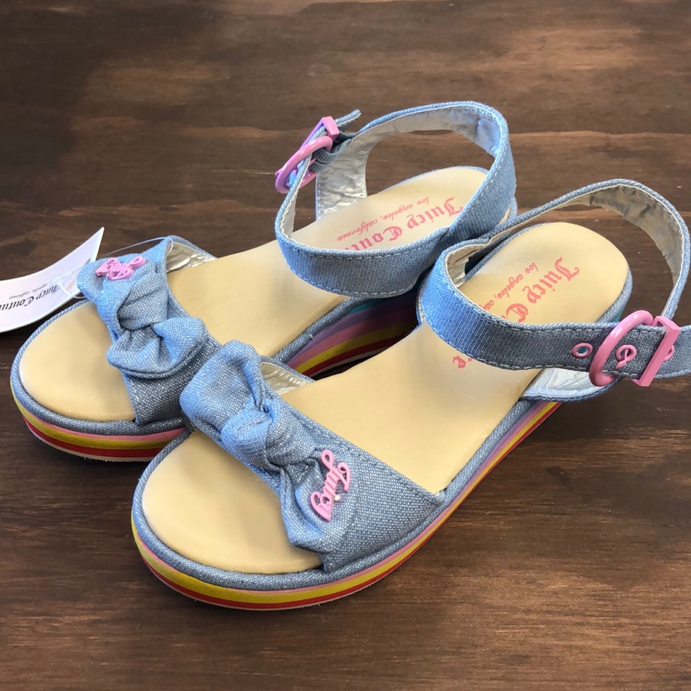 Juicy Couture Oceana Wedge Girls Sandals NEW!